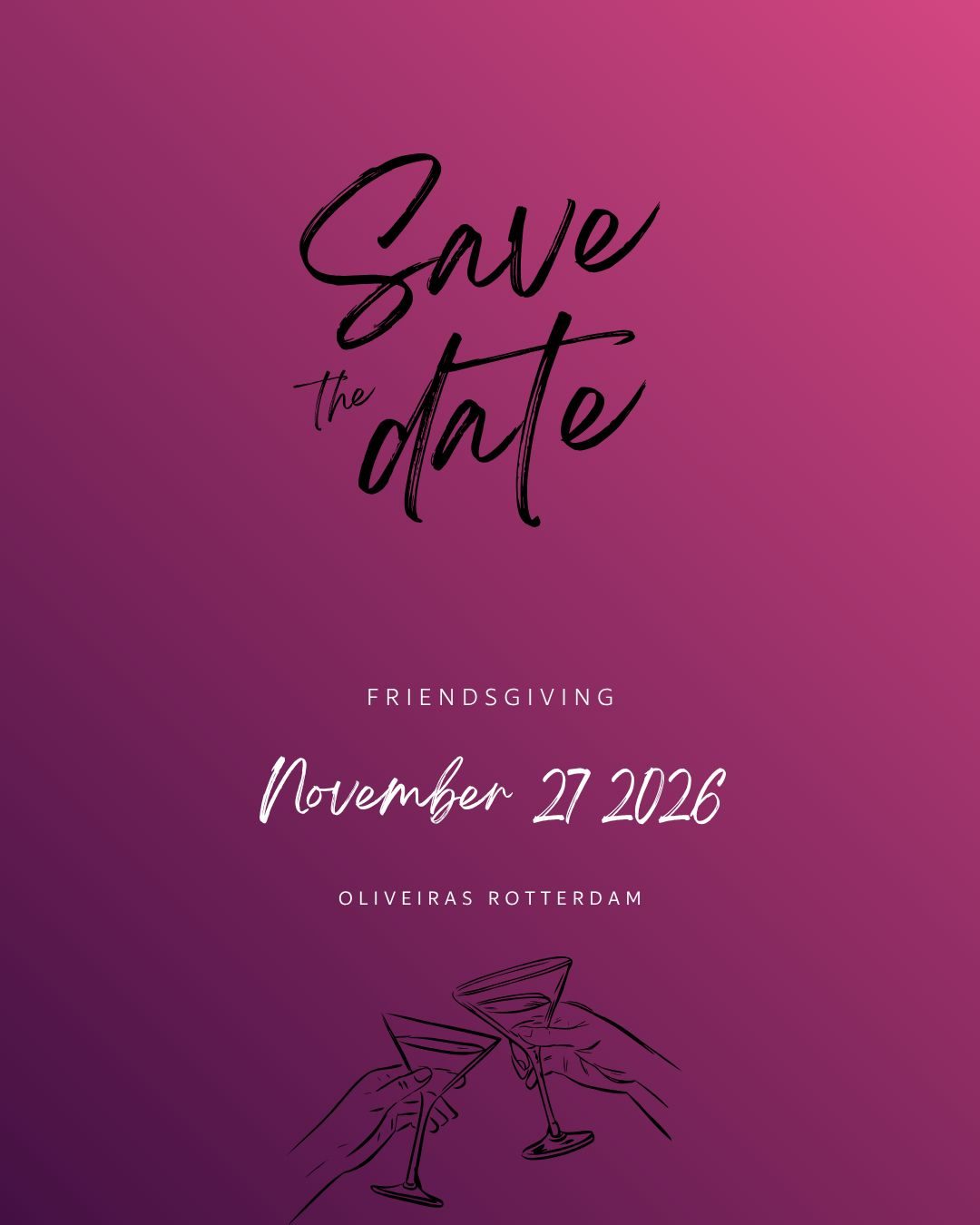 Flyer: Homecoming Friendsgiving